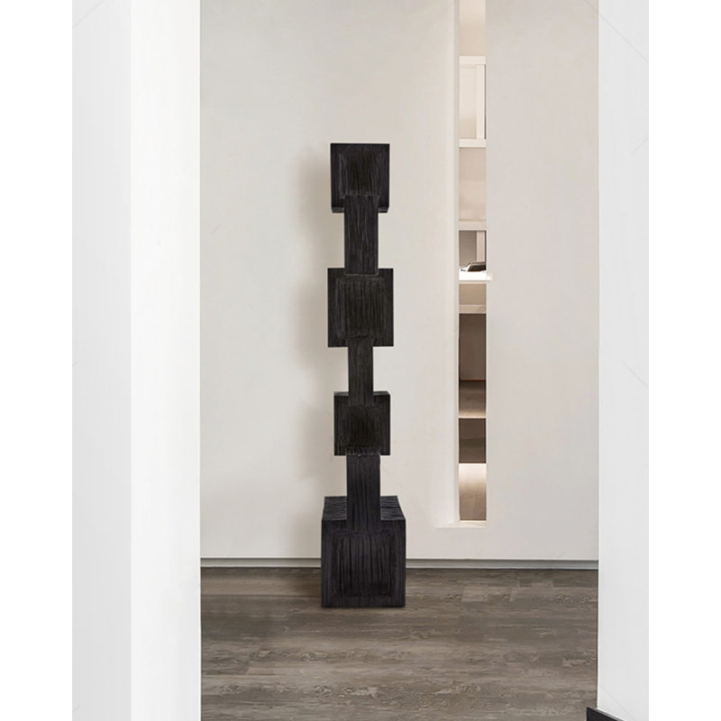 Creative Abstract Birch Wood Sculpture Decorations