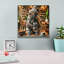 «Hipster Dog - French Bulldog» par Rey Klimt, art mural sur toile-1991595622