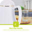 Royalford Glass Vacuum Flask, Vacuum Insulated Tea Carafe 1000ML -Heat & Cold Retention, Thermal Insulated Airpot-124361628