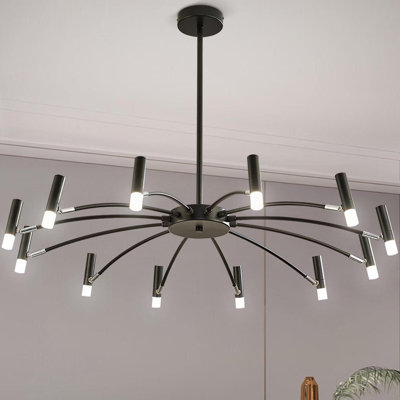 15-Light Dimmable LED Modern Chandelier