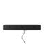 Armoire de télévision flottante avec rangement et tactile, noir ultrabrillant, fixation 60-69 po, bande élégante, rangement pratique