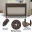 Console d'extérieur avec tiroirs Buffet de rangement pour bar et patio 45 po.