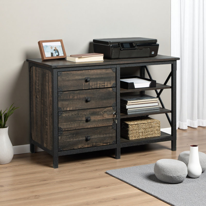 Solution de rangement polyvalente pour le bureau à domicile, le salon ou le vestibule