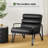 Cacey Faux Leather Armchair (Set of 2)-101462045