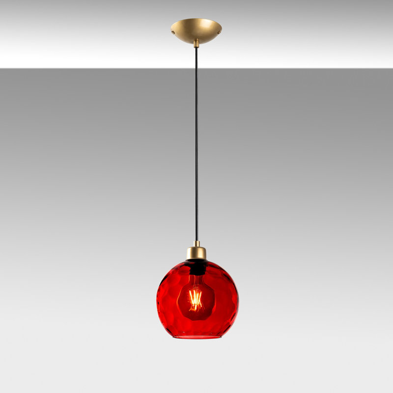 Sheen - Light Pendant, Gold, Red