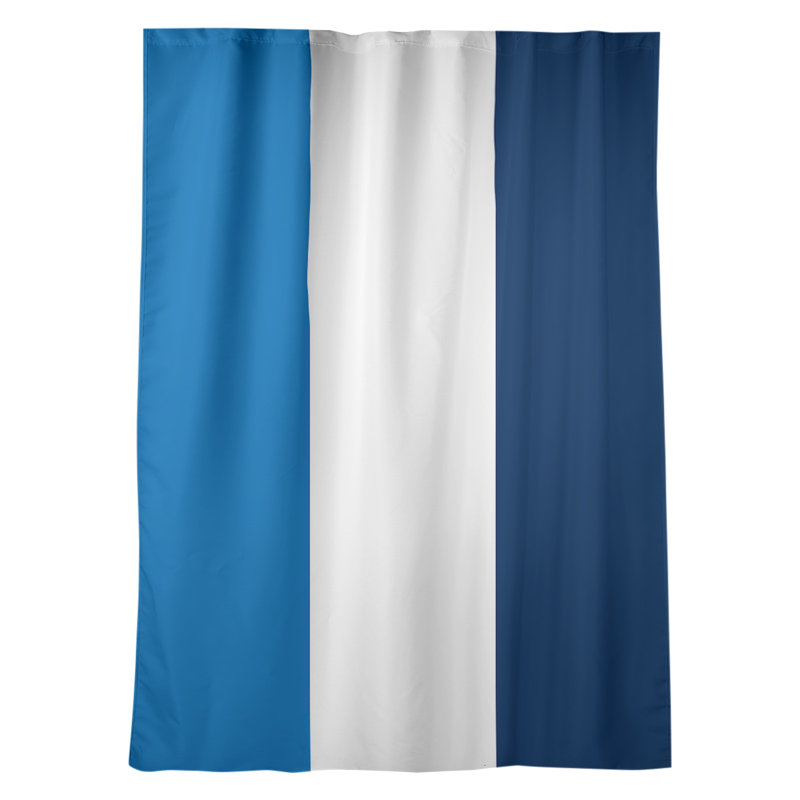 Striped Room Darkening Rod Pocket Single Curtain Panel, Pittsburgh Baseball Blue/White/Navy