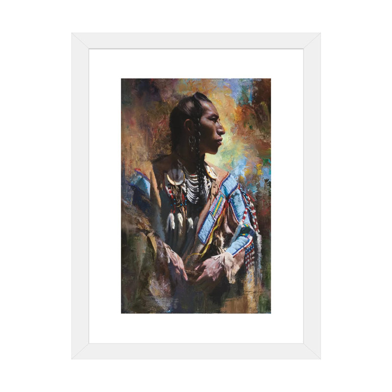 Décoré par David Edward Kucera-reproduction d’art, H 32 po x l 24 po x P 1 po, Papier encadré blanc, Blanc