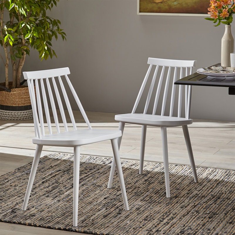 Chaises de salle à manger Farmhouse, Blanc