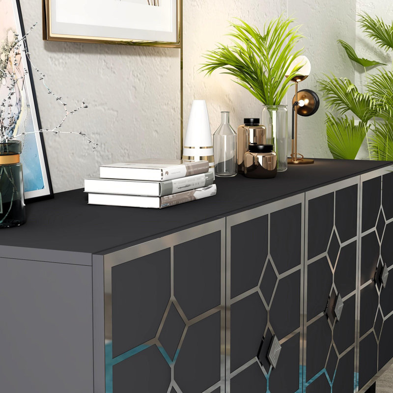 Console, Argent / Anthracite