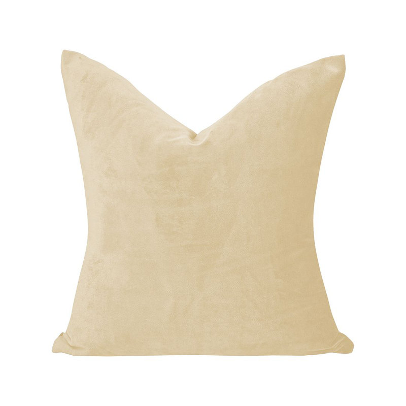 Matte Velvet Cushion Cover - 1 Pc, Off White, 30cm x 30cm