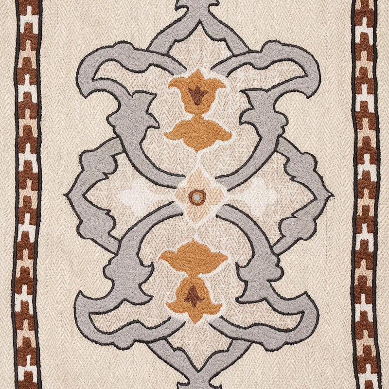Temara Hand Embroidered Print Fabric