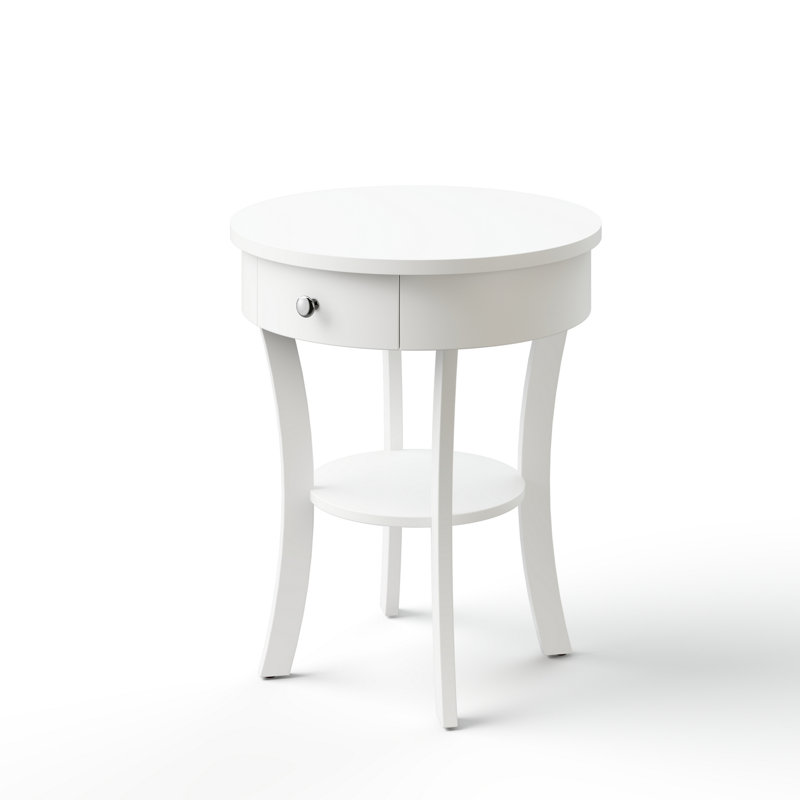 Jaresha 20'' W Nightstand, White