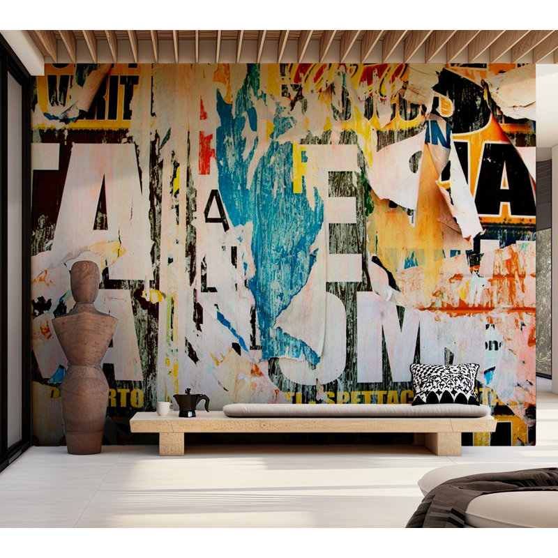 Murale Elauna, L 9,17 pi x l 13,08 pi