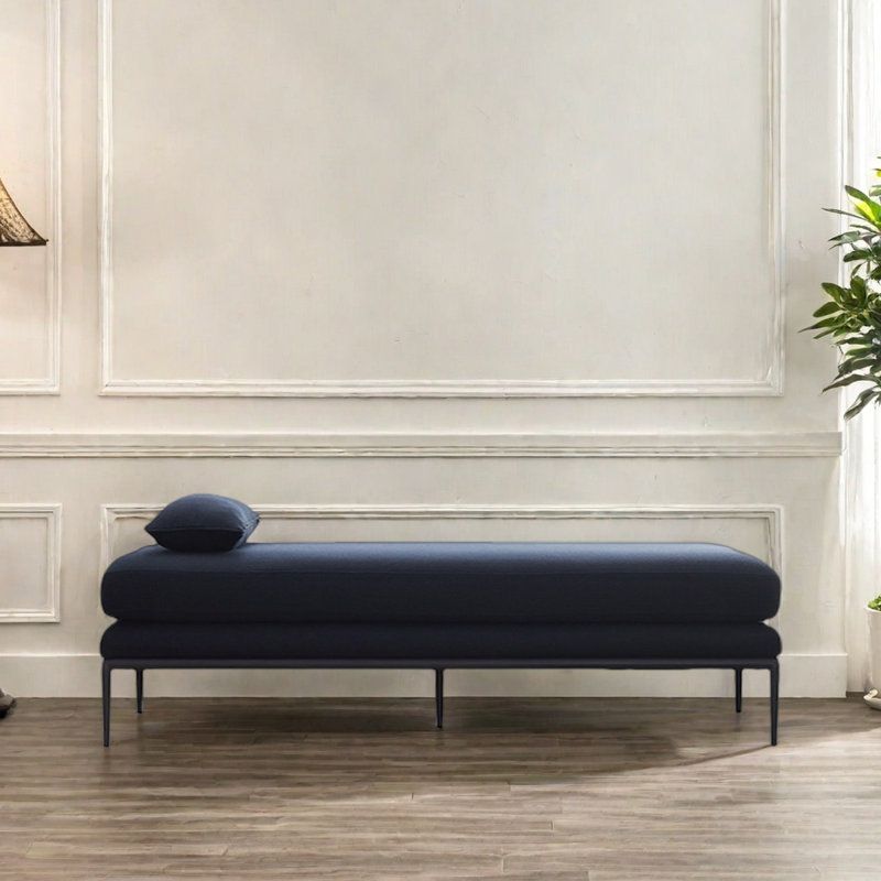 Tabouret de banc, H 16,54 po x l 55,12 po x P 21,65 po