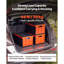 Bacs de rangement pliables en plastique avec couvercles, ensemble de 3 de 45 L, supporte 20 kg par bac, caisses de rangement empilables et pliables avec poignées, contenants robustes, paniers gain de place, conçus pour l'organisation de la maison-180487254