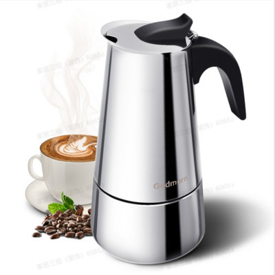 Percolateur en acier inoxydable 6 tasses