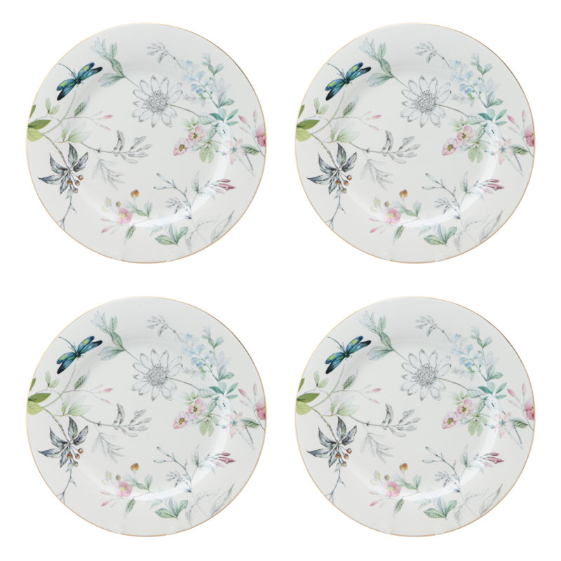 Dragonfly Garden 8" Salad/Dessert Plate