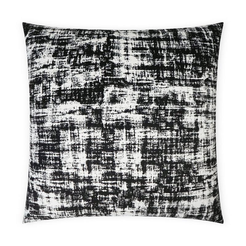 Dante Pillow Cover & Insert, Black, Square 24"
