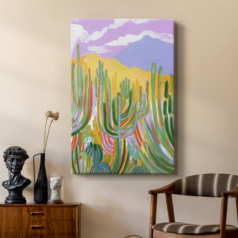 Lavande désert I - galerie sur mesure, H 27 po x l 18 po