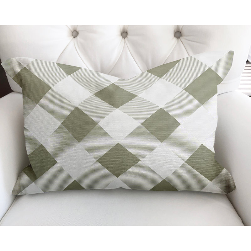  Housse et insert de coussin rectangulaire en coton Clementine, Mousse