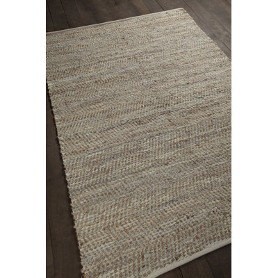 Polito Leather Chevron Indoor Rug