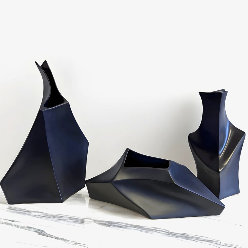Geo Short Handmade Ceramic Vase