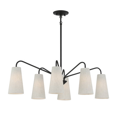 Lustre linéaire à 6 lumières Kenn