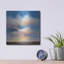  «Sunlit Serenade 4» par Karen Hale, art mural en métal, 12 po x 12 po-1352479547
