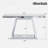 Modern 360° Mirror Reflective Console Table With Trapezoid Base And Scratch-resistant Design 