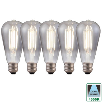 Mansbury 8 W ST64 4000 K LED Smart Bulb