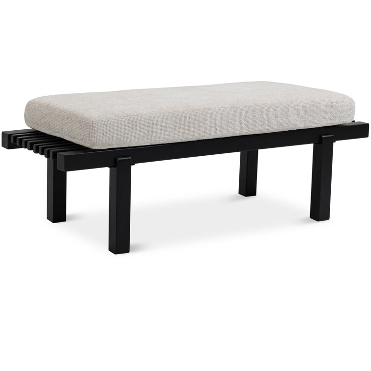 Naya Chenille Fabric Bench