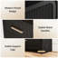 Commode 4 tiroirs cannelée Ebern Designs-1935337365