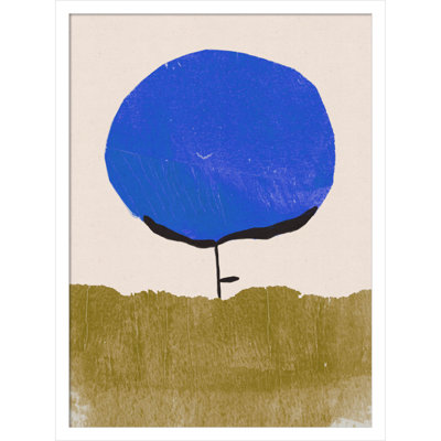 Blue Flower Print by Alisa Galitsyna