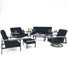 Ensemble de conversation pour 7 personnes avec coussins Sunbrella Chesler