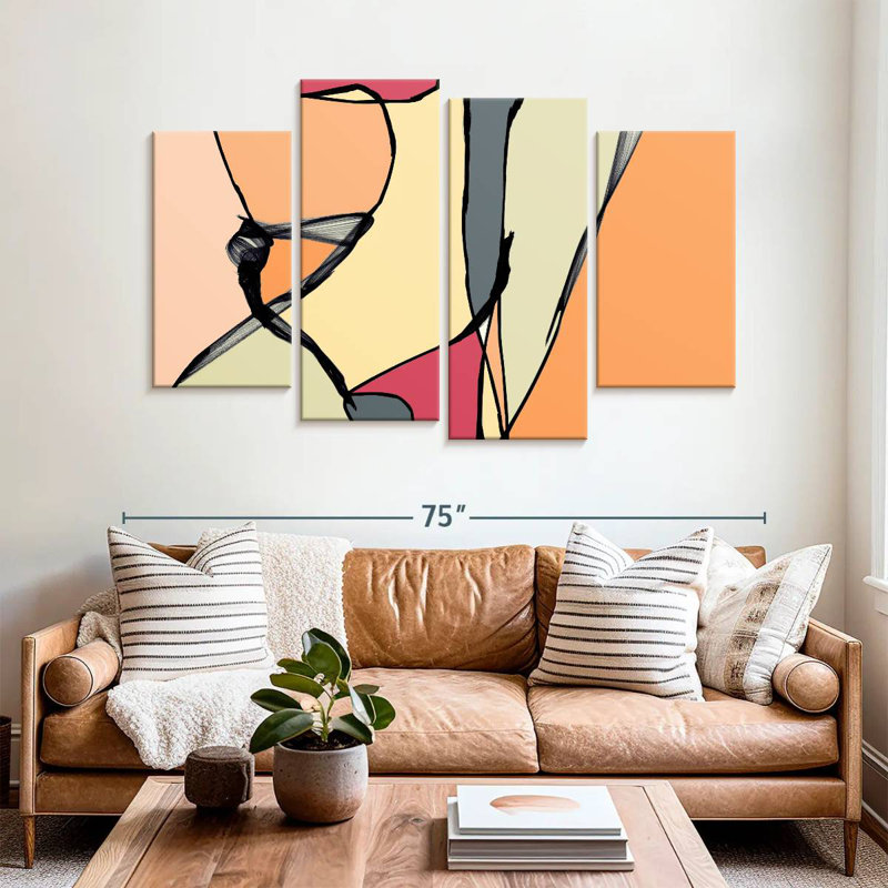 Avery Mid Century Modern Abstract I