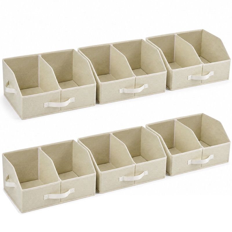 Rebrilliant Decorative Bin, Beige, 6