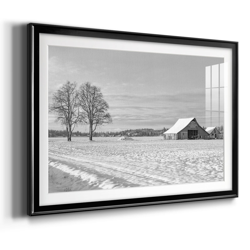 Solitude, impression sur papier encadrée, Noir, H 27 po x l 39 po x P 1,5 po