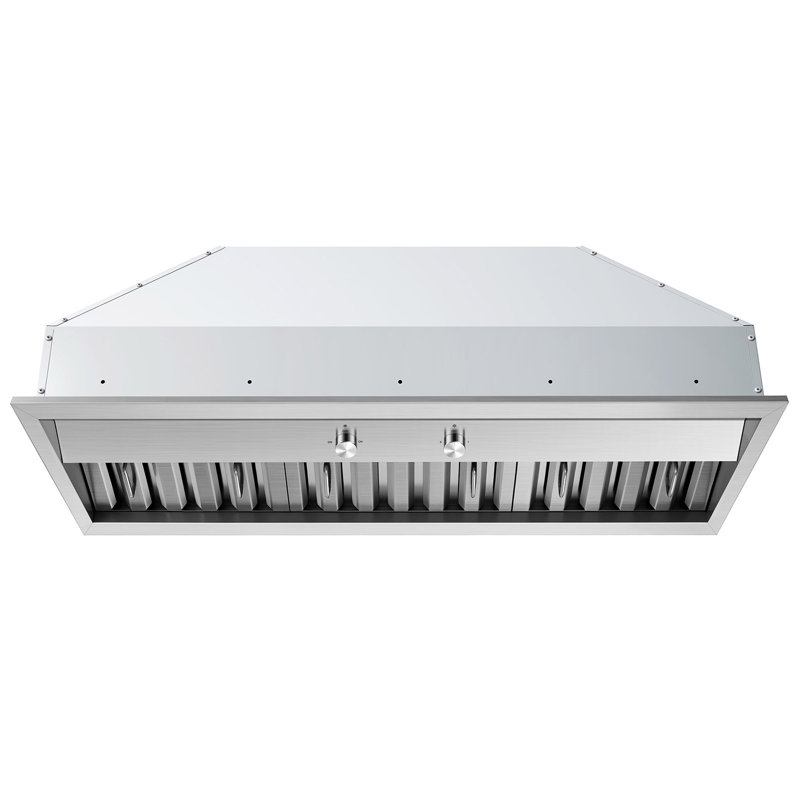 Hauslane 860 Cubic Feet Per Minute Convertible Insert Range Hood with Baffle Filter and Light Included