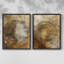 ABSTRACT Series CXC - Impression encadrée de qualité supérieure - prête à être accrochée - aucun clou requis - aucun clou requis-1768445873-1768445867