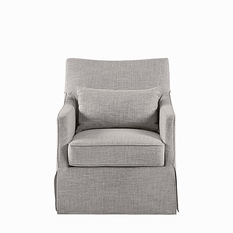 Skirted Swivel Chair