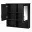 Armoire à pharmacie murale 2 en 1 pour salle de bain avec miroir haute définition, tablettes réglables et portes à fermeture en douceur-227041763