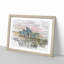 Sydney Opera House at Sunset in Abstract - Picture Frame Graphic Art Print-55728524-55728528
