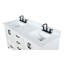 Ensemble de meuble-lavabo double 60 po Aleeshia
