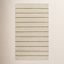 Lemington Ivory Beige Hand-Woven Striped Wool Rug