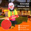 Tête de clown gonflable 6 x 8 pi avec lumière et lumière