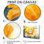 Golden Ginkgo Leaf I - feuilles, art mural - 3 panneaux-905635415-905635416-905635413