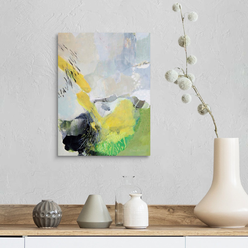 Reproduction d’art sur toile, "plus profonde que la pensée" par Lina Alattar, Toile tendue, H 16 po x l 12 po x P 1,25 po