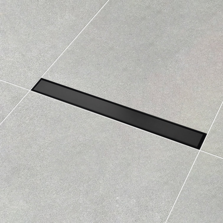 RELN FD3203LNGM Linear Grid Shower Drain Finish: Brushed Gunmetal Gray