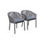 Chaise de patio avec coussin Hallie
