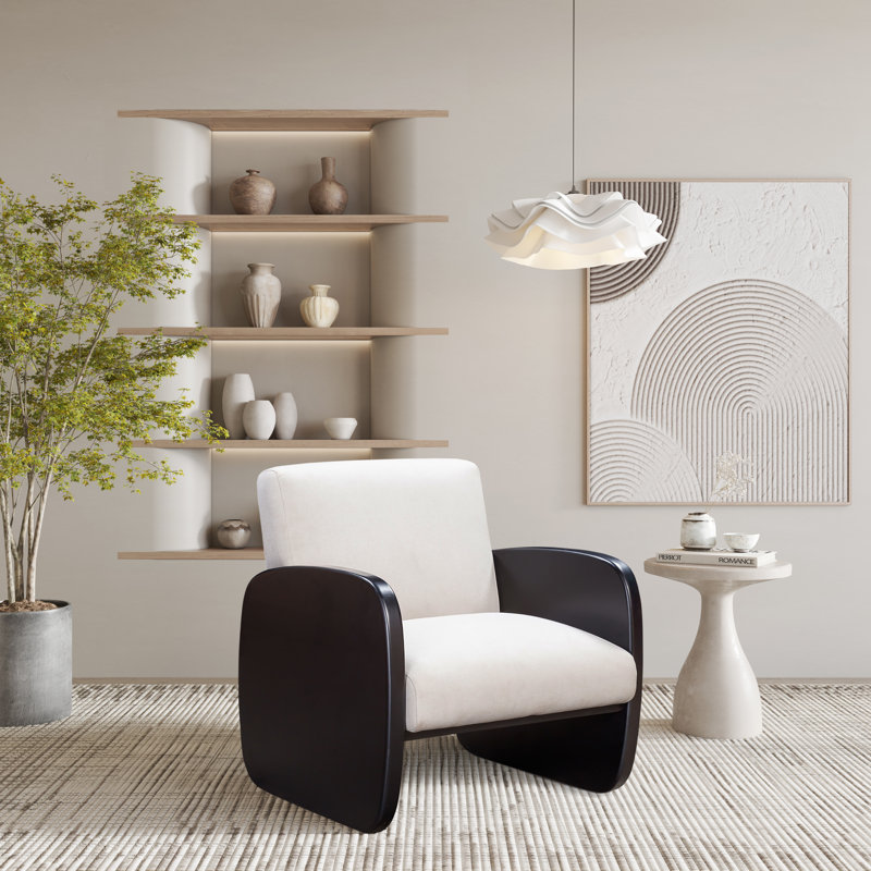 Fauteuil Nalisha, Noir